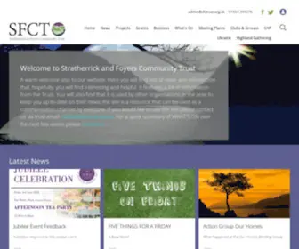 Stratherrickcommunity.org.uk(Stratherrick & Foyers Community Trust) Screenshot