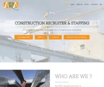 Strathire.com(Texas Construction Recruiters) Screenshot