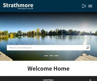 Strathmore.ca(Town of Strathmore) Screenshot