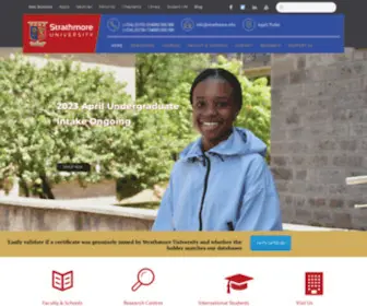 Strathmore.edu(Strathmore university) Screenshot