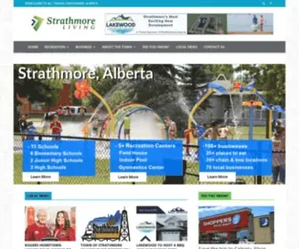 Strathmoreliving.ca(Your Guide to All Things in Strathmore Alberta) Screenshot