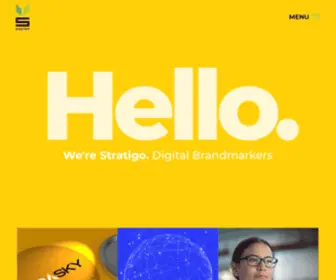 Stratigo.com(Stratigo branding and marketing) Screenshot
