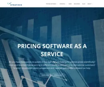 Stratinis.com(Stratinis Price Optimization Software and Revenue Management Solutions) Screenshot