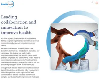 Stratishealth.org(Stratis Health) Screenshot