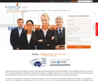 Stratixconsultants.org(Immigration Consultants in Kuwait) Screenshot