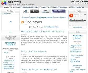 Stratos-AD.com(Comunidad de desarrolladores de videojuegos y multimedia) Screenshot
