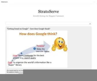 Stratoserve.com(Growth Strategy for Happier Customers) Screenshot