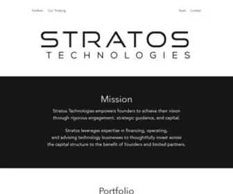 Stratoslp.com(Stratos Technologies) Screenshot