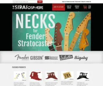 Stratosphereparts.com(Guitar Parts) Screenshot