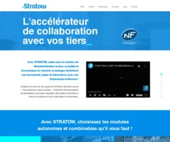 Stratow.com(Solution cloud de dématérialisation factures fournisseurs) Screenshot