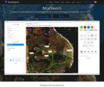 Stratsketch.com(Multiplayer map strategy planning tool) Screenshot