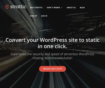 Strattic.com(WordPress Hosting) Screenshot