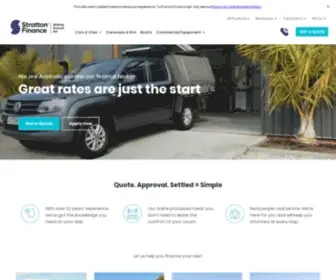Strattonfinance.com.au(Car Finance) Screenshot