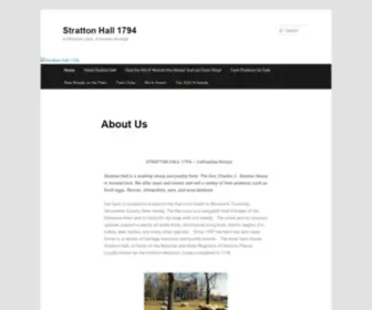 Strattonhall1794.com(Stratton Hall 1794) Screenshot