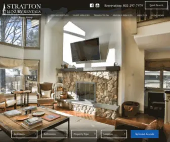 Strattonluxuryrentals.com(Stratton, Vermont) Screenshot