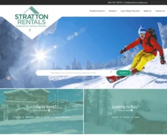 Strattonrentals.com(Ski Vermont Real Estate) Screenshot