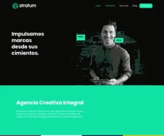 Stratumagency.com(Agencia Creativa Integral) Screenshot