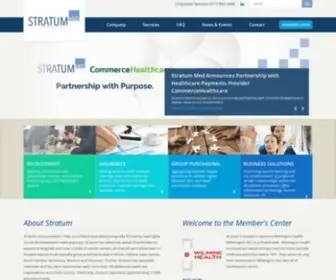 Stratummed.com(Stratum Med) Screenshot