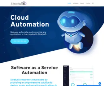 Stratus5.com(Stratus5 Cloud Business and SaaS Automation) Screenshot