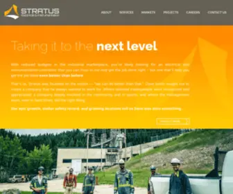 Stratusei.com(Stratus Electrical & Instrumentation) Screenshot