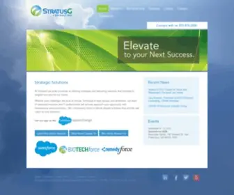 Stratusg.com(Elevate to your Next Success) Screenshot