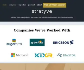 Stratyve.com(Building GTM clarity and Efficiency) Screenshot