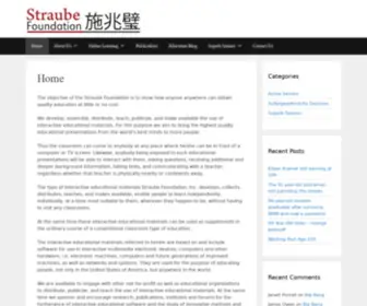 Straube.org(My WordPress Blog) Screenshot