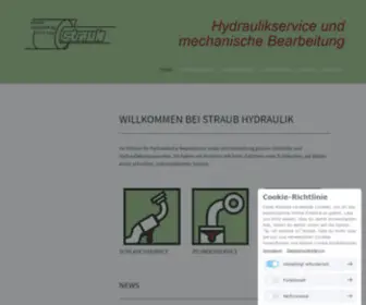 Straubhydraulik.ch(Hydraulikservice und mechanische Bearbeitung) Screenshot