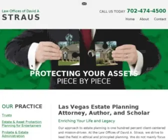 Strauslaw.com(Las Vegas Estate Planning Attorney) Screenshot