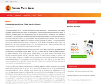 Straussmenswear.com(Strauss Mens Wear) Screenshot