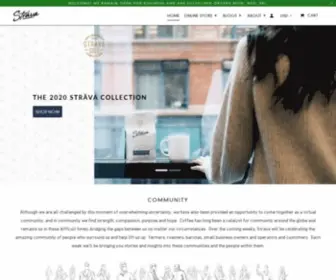 Stravacraftcoffee.com(Treat yourself to the original CBD Coffee) Screenshot