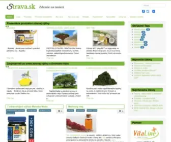 Strava.sk(Inšpirácie pre zdravé stravovanie) Screenshot