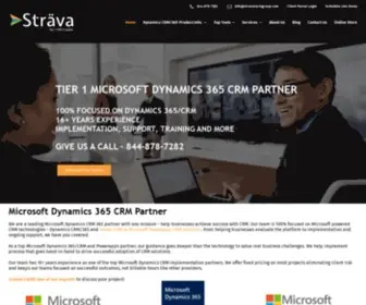 Stravatechgroup.com(Tier 1 Microsoft Dynamics 365 Partner for CRM Implementation) Screenshot