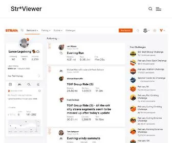 Straviewer.com(Strava Beautifier Browser Extension) Screenshot