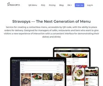 Stravopys.com(Restaurant QR menu) Screenshot