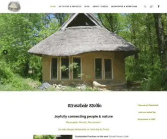 Strawbalestudio.org(Natural Building & Sustainable Living Skills) Screenshot