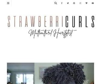Strawberricurls.com(Natural black hair advise) Screenshot