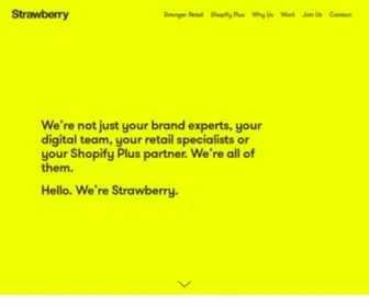 Strawberry.co.uk(Shopify Plus partner agency) Screenshot
