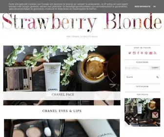 Strawberryblondebeauty.com(Blogging the best in beauty) Screenshot