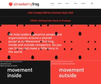 Strawberryfrog.com(Strawberryfrog) Screenshot