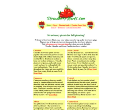Strawberryplants.com(Strawberry plants .com) Screenshot