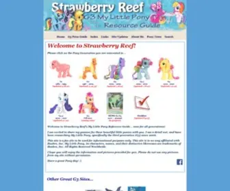 Strawberryreef.com(My little pony) Screenshot