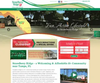 Strawberryridgefla.com(StrawBerry Ridge Active Retirement Community) Screenshot