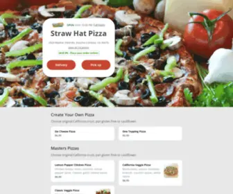 Strawhatpizzacordova.com(Get 5% off your pizza delivery order) Screenshot