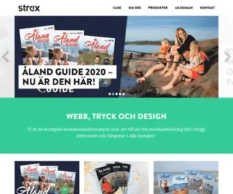 Strax.ax(Webb, tryck och design) Screenshot