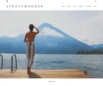 Strayandwander.com(Stray & Wander) Screenshot