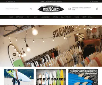 Strayboards.com(San Clemente California Used Surfboards & Accessories) Screenshot