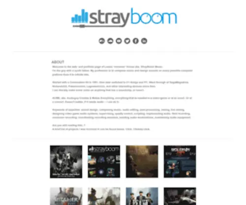Strayboom.com(Vincze L) Screenshot