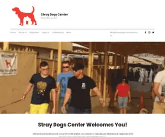 Straydogscenteruae.com(Stray Dogs Center) Screenshot