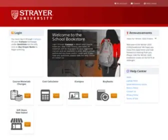 Strayerbookstore.com(Online Bookstore) Screenshot